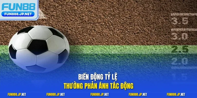 Biến động tỷ lệ thường phản ánh tác động 