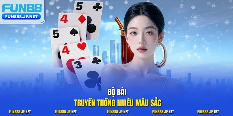 Bộ bài truyền thống nhiều màu sắc
