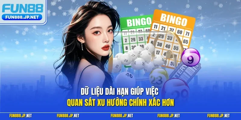Dữ liệu dài hạn giúp việc quan sát xu hướng chính xác hơn